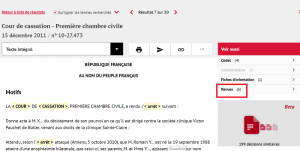Arrêt de principe définition et critères d'identification Fiches