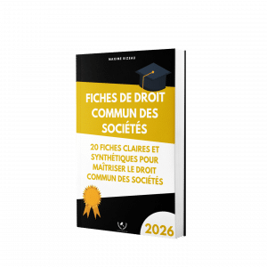 Fiches de droit commun des sociétés