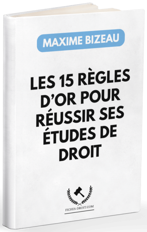 Les 15 règles d'or pour réussir ses études de droit Les 15 règles d'or pour réussir ses études de droit