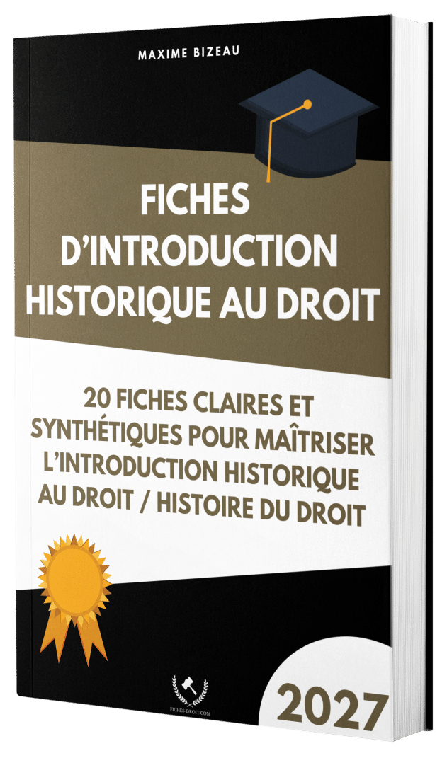 Fiches d'introduction historique au droit
