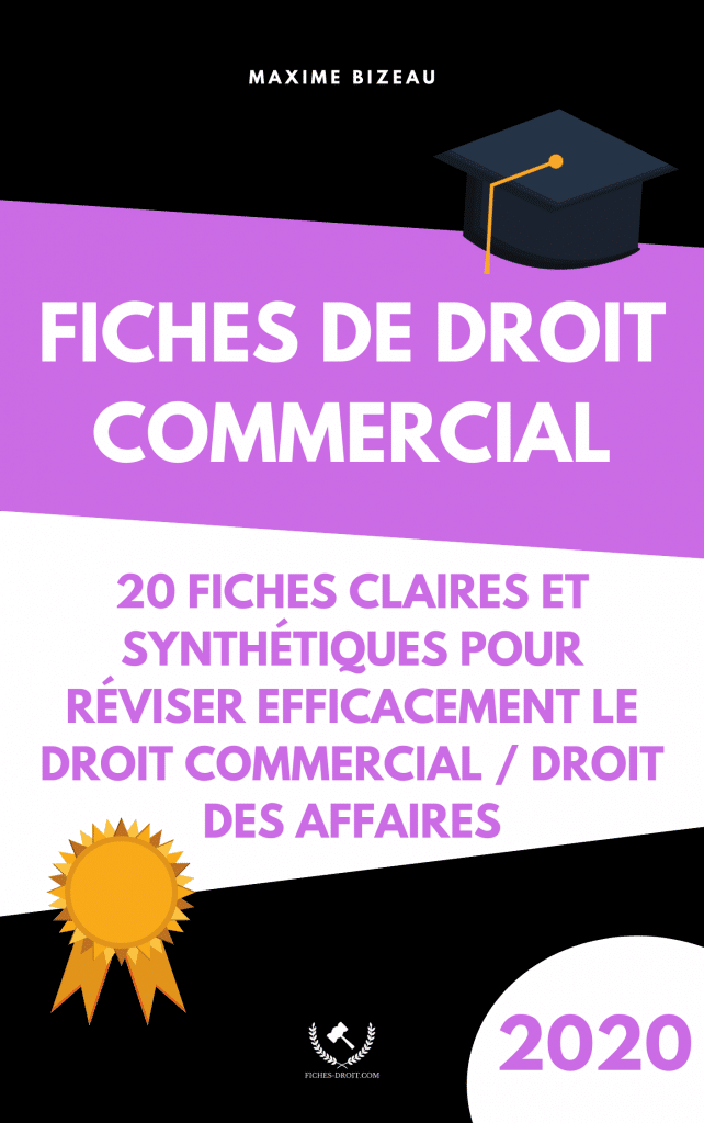Fiches de droit commercial